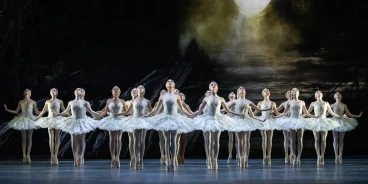 Production photo of Swan Lake The Royal Ballet 2022 ROH Photograph by Tristram Kenton